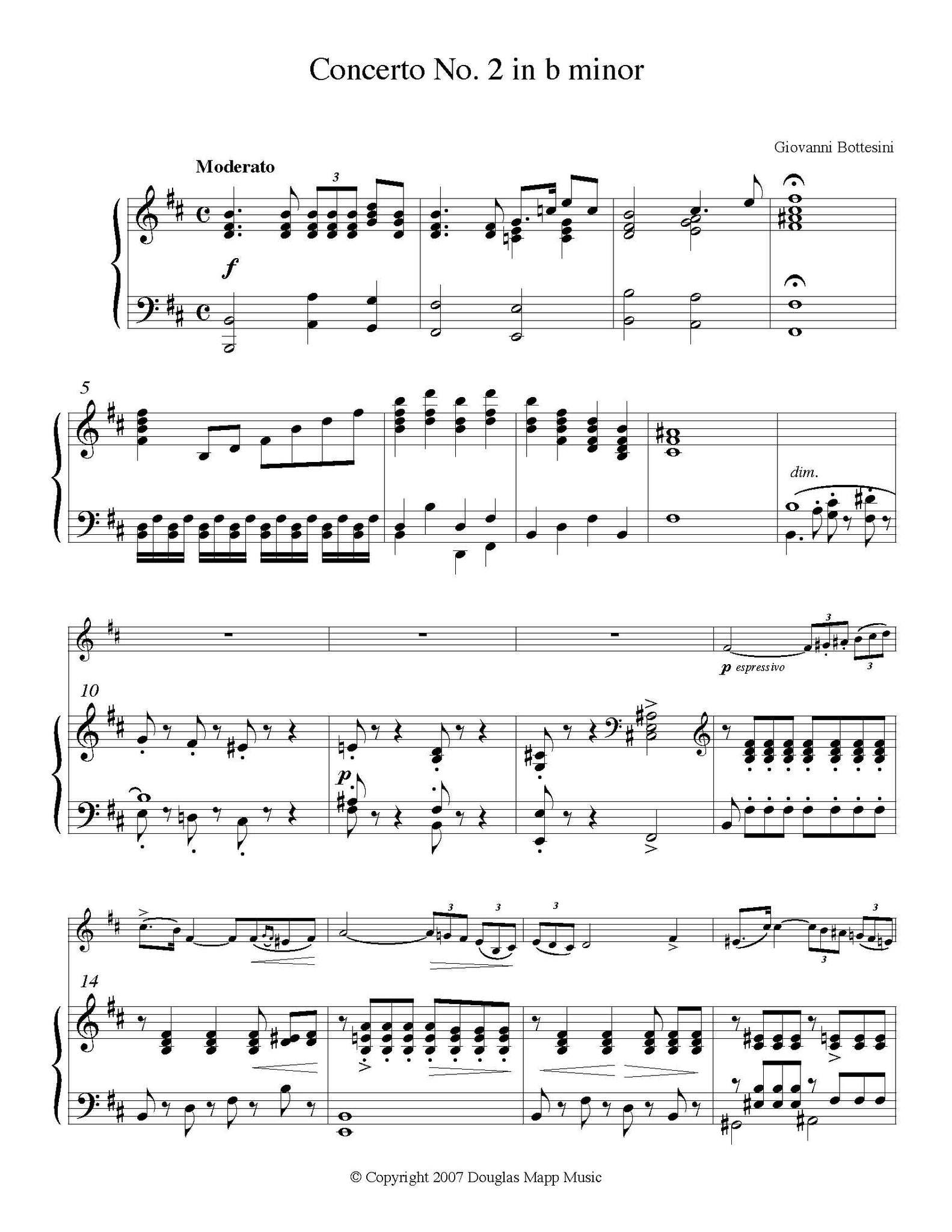 Bottesini Concerto No 2 solo tuning Page 1