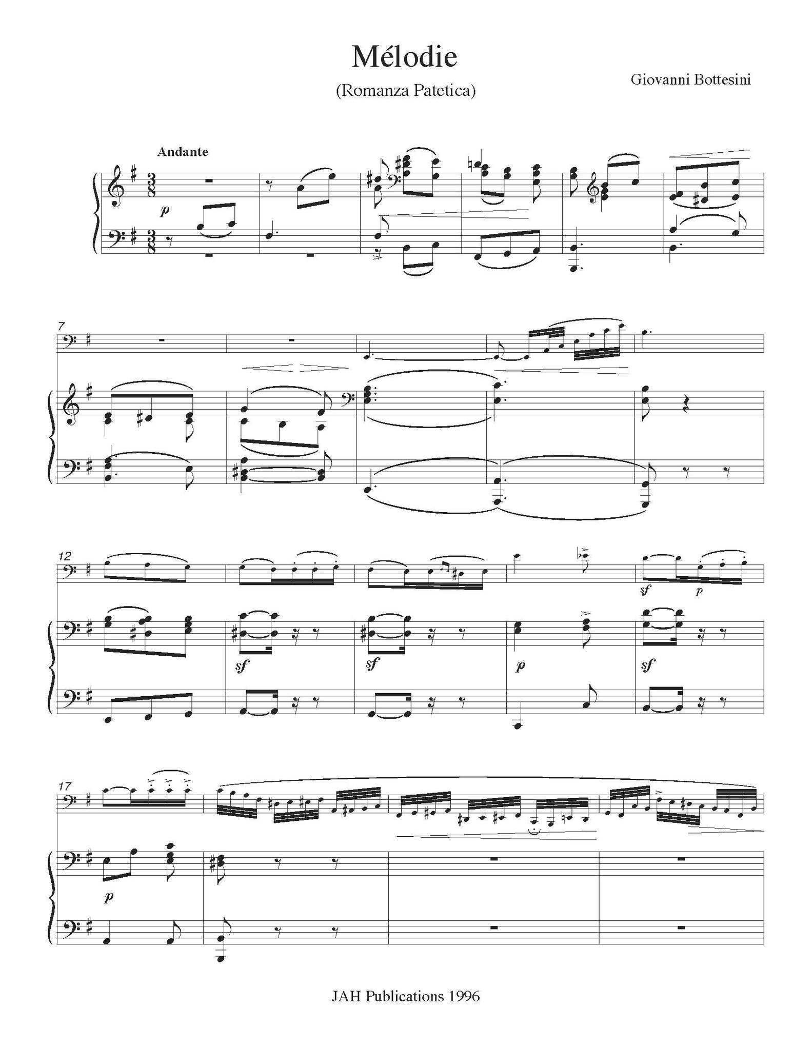 Bottesini Melody Romanza solo tuning page 1