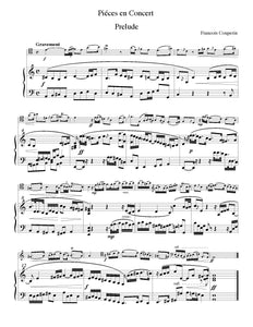 Couperin Pieces in Concert solo tuning page 1