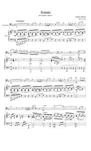 Misek Sonata Opus 6 solo tuning page 1