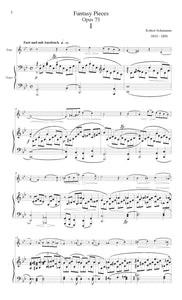 Schumann Fantasy Pieces g minor/major orchestra tuning page 1