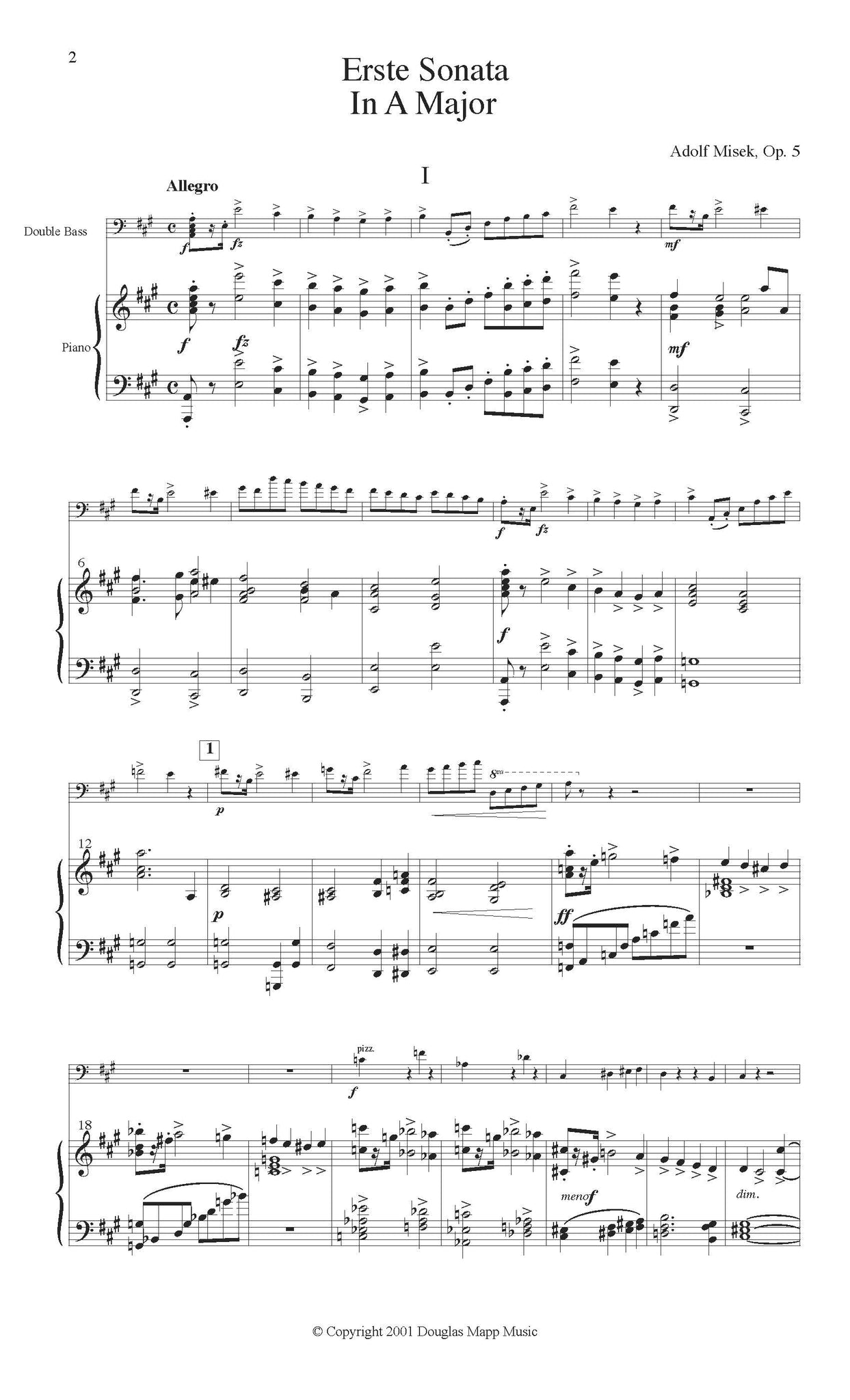 Misek Sonata Opus 5 solo tuning page 1