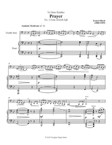 Bloch Prayer g minor solo tuning page 1