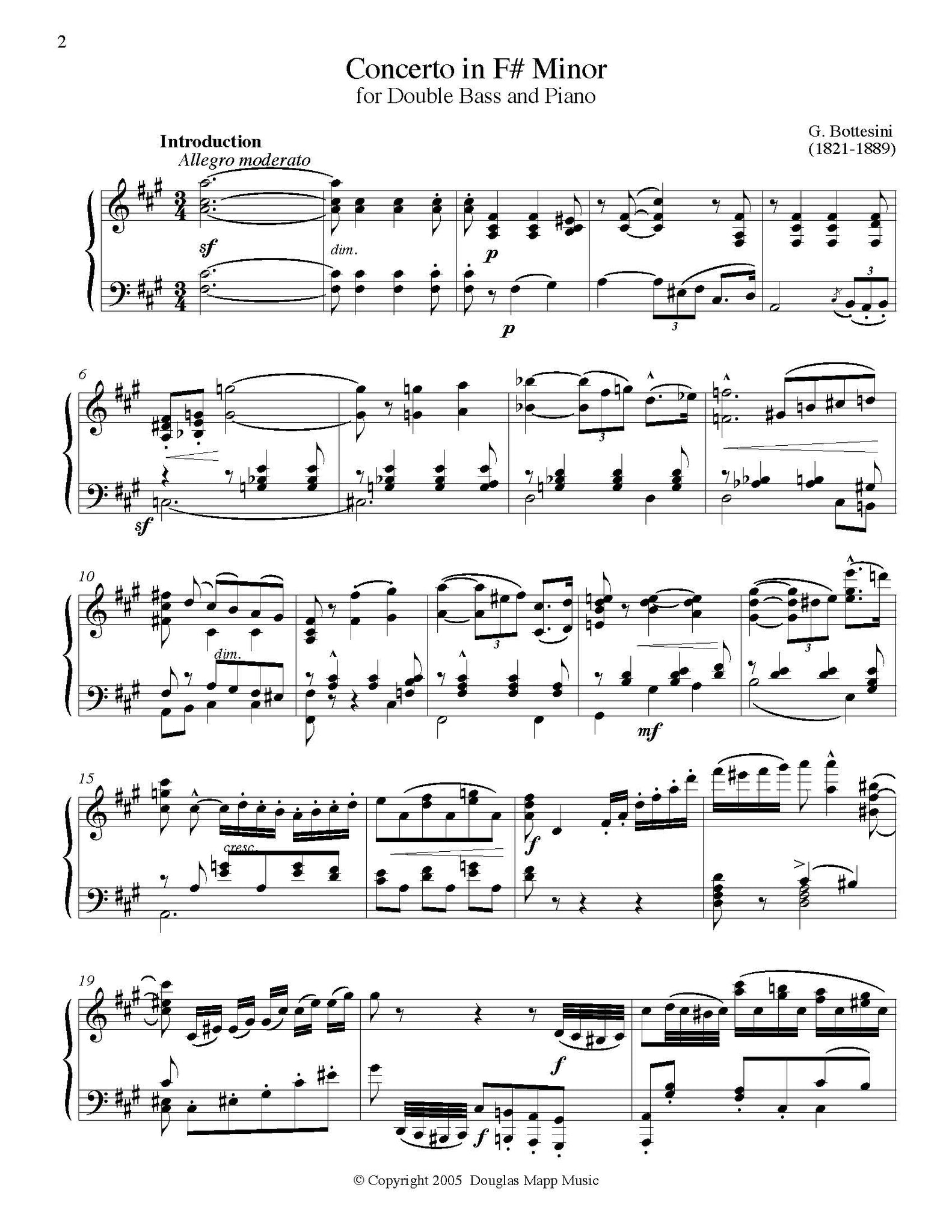Bottesini Concerto No 1 solo tuning Page 1