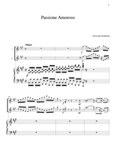 Bottesini Passione Amoroso solo tuning page 1
