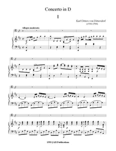 Dittersdorf No 2 orchestra tuning page 1