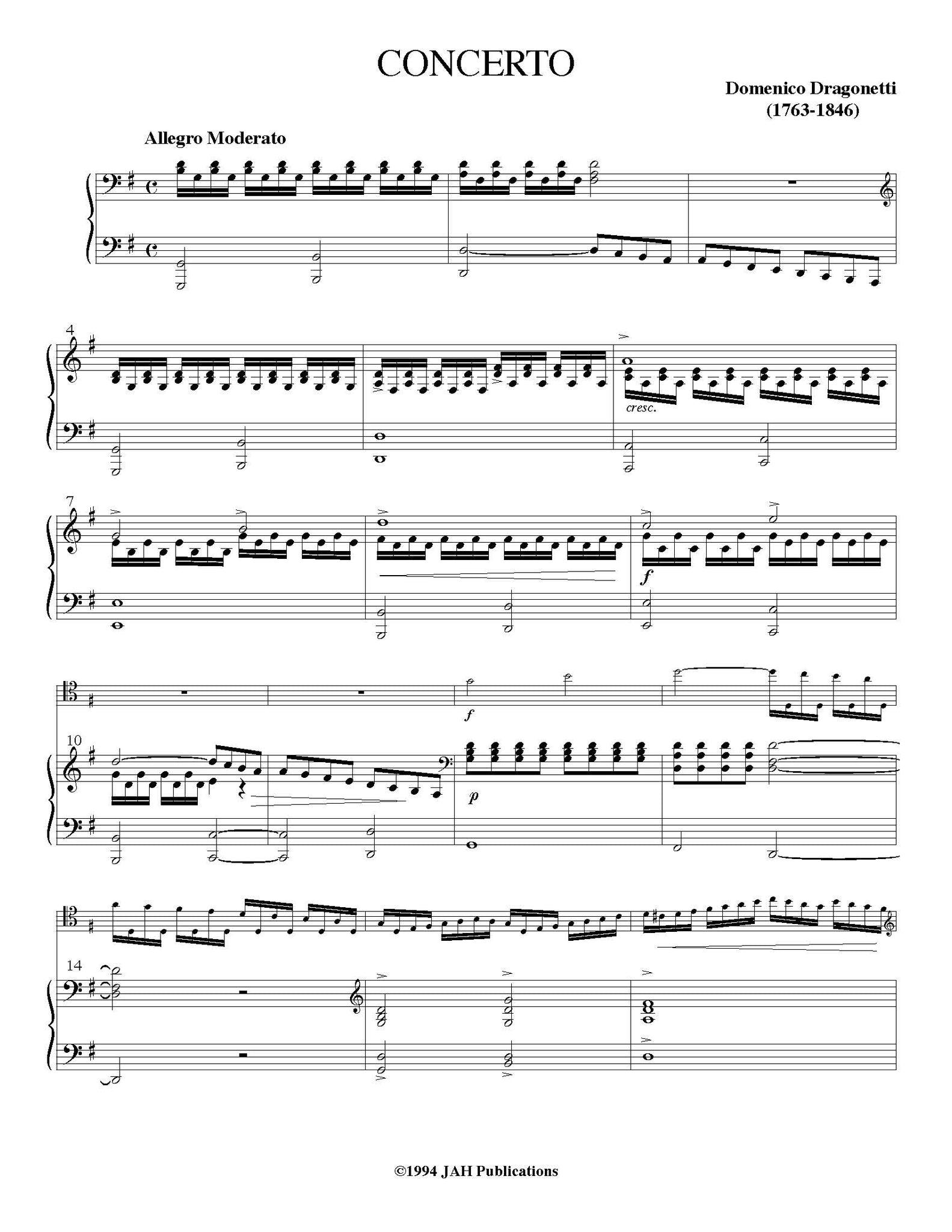 Dragonetti Concerto orchestra tuning page 1
