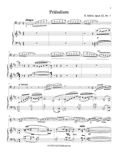 Gliere Four Pieces solo tuing page 1