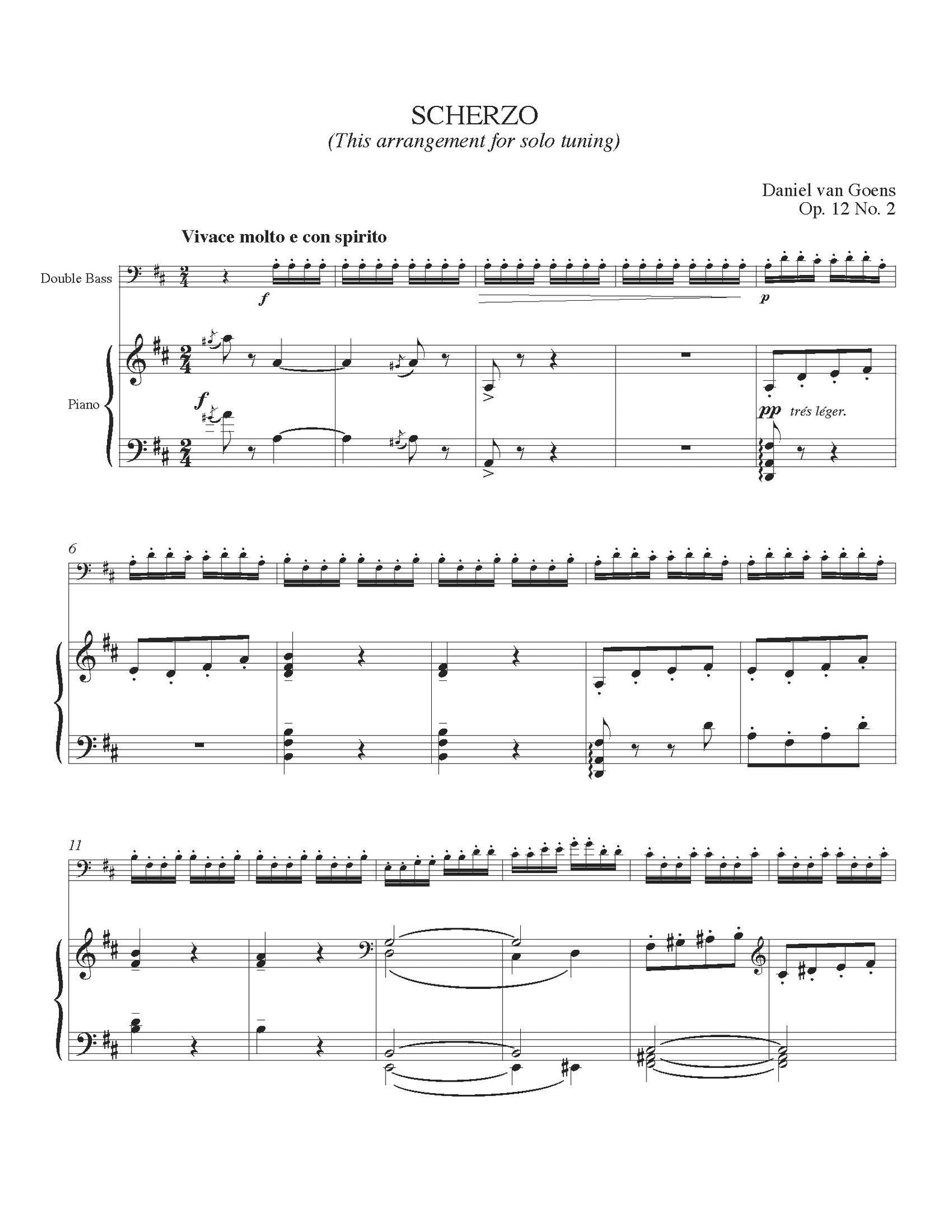 Goens Scherzo solo tuning page 1