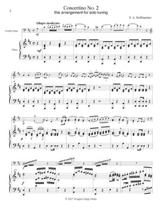 Concertino No 2 solo tuning page 1