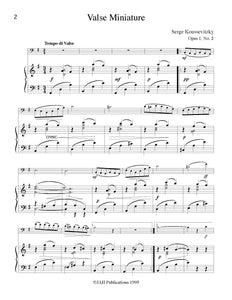 Koussevitzky Valse Miniature orchestra tuning page 1